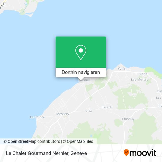 Le Chalet Gourmand Nernier Karte