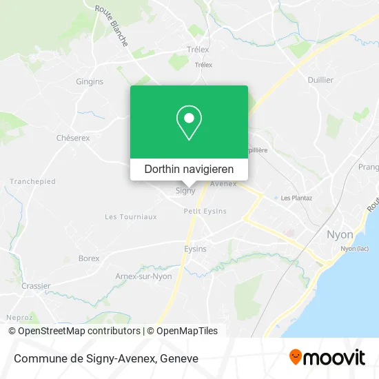 Commune de Signy-Avenex Karte