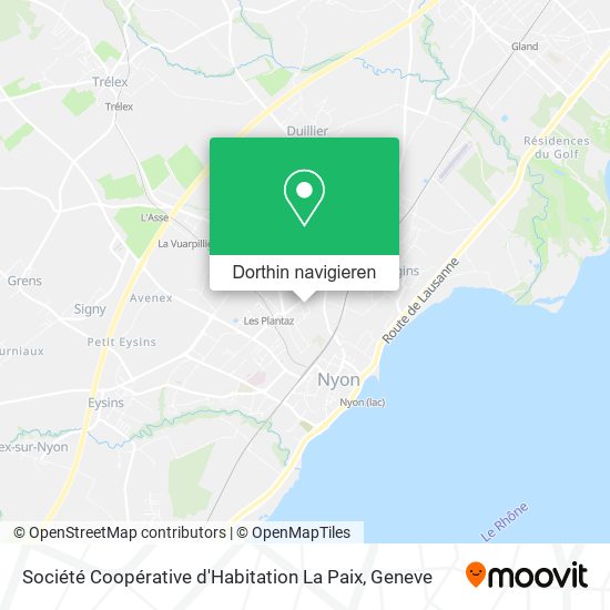 Société Coopérative d'Habitation La Paix Karte