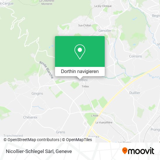 Nicollier-Schlegel Sàrl Karte