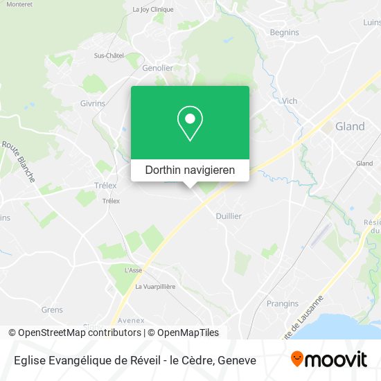 Eglise Evangélique de Réveil - le Cèdre Karte