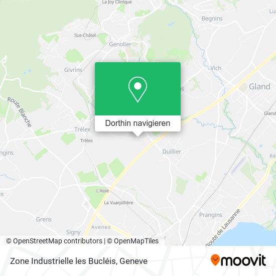 Zone Industrielle les Bucléis Karte