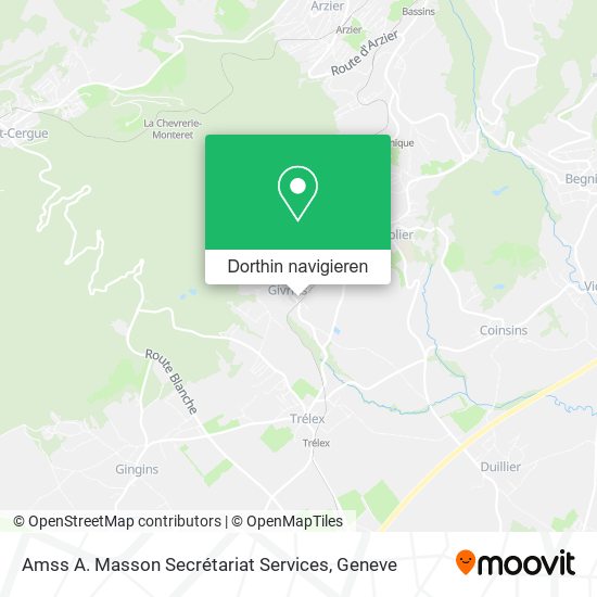 Amss A. Masson Secrétariat Services Karte