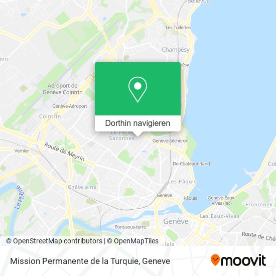 Mission Permanente de la Turquie Karte