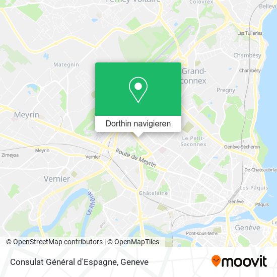 Consulat Général d'Espagne Karte
