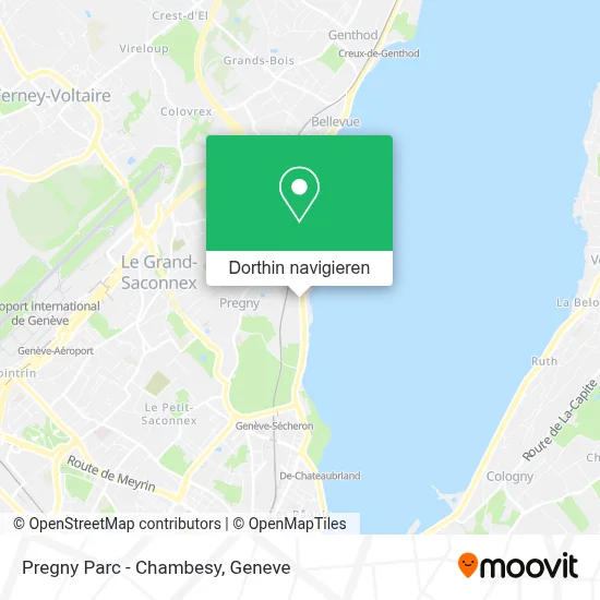 Pregny Parc - Chambesy Karte