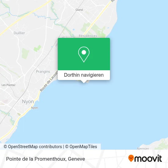 Pointe de la Promenthoux Karte