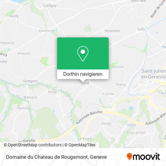 Domaine du Chateau de Rougemont Karte