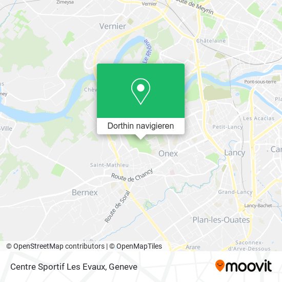 Centre Sportif Les Evaux Karte