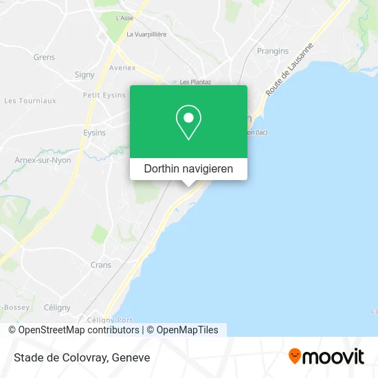 Stade de Colovray Karte