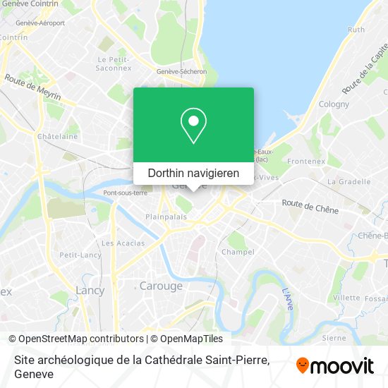 Site archéologique de la Cathédrale Saint-Pierre Karte