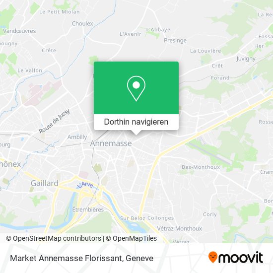 Market Annemasse Florissant Karte