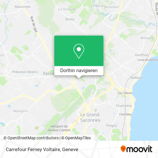 Carrefour Ferney Voltaire Karte