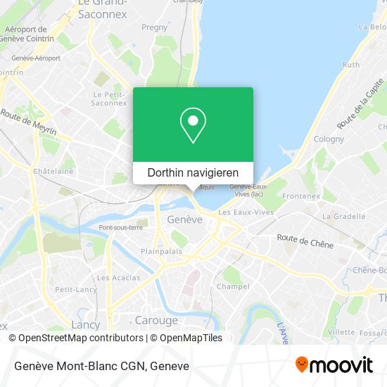 Genève Mont-Blanc CGN Karte