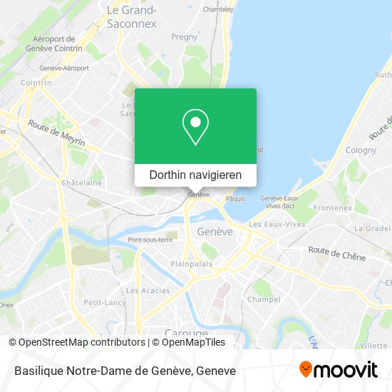 Basilique Notre-Dame de Genève Karte
