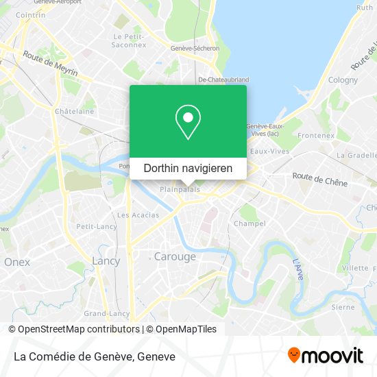 La Comédie de Genève Karte