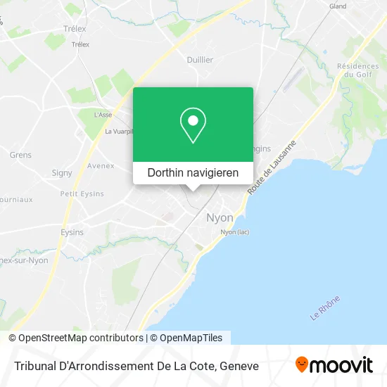 Tribunal D'Arrondissement De La Cote Karte