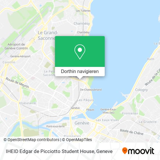 IHEID Edgar de Picciotto Student House Karte