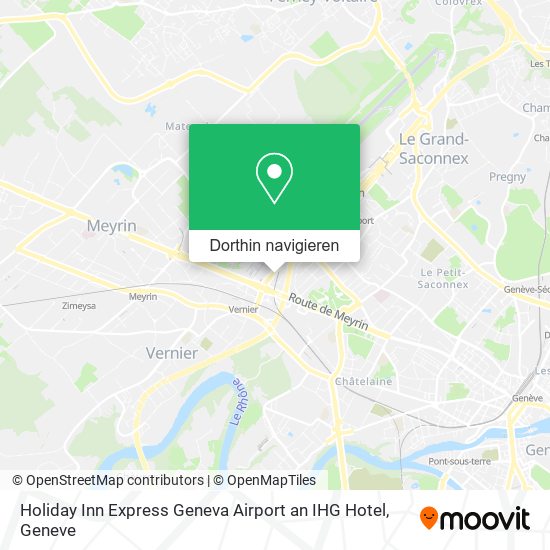 Holiday Inn Express Geneva Airport an IHG Hotel Karte