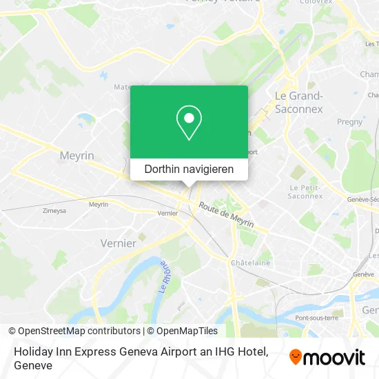 Holiday Inn Express Geneva Airport an IHG Hotel Karte