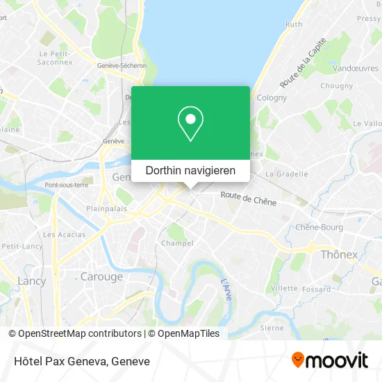 Hôtel Pax Geneva Karte