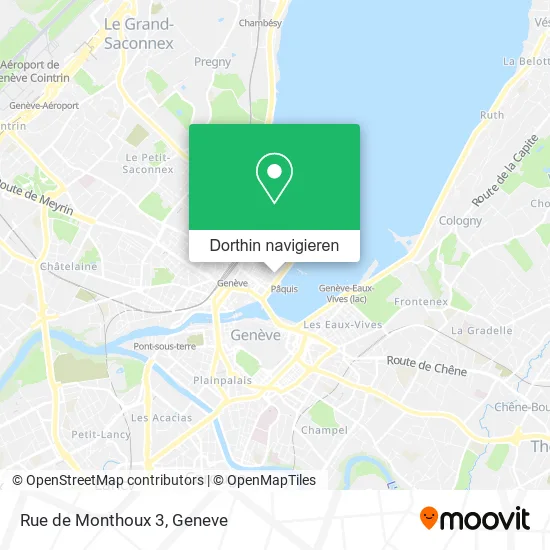 Rue de Monthoux 3 Karte