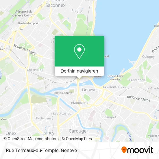 Rue Terreaux-du-Temple Karte