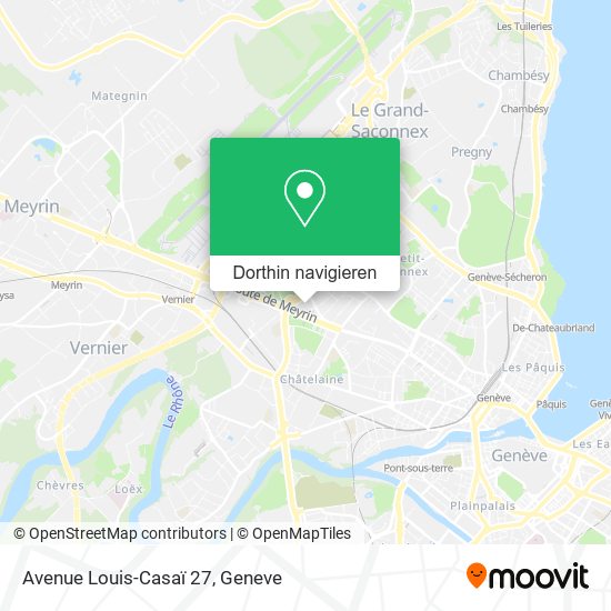 Avenue Louis-Casaï 27 Karte