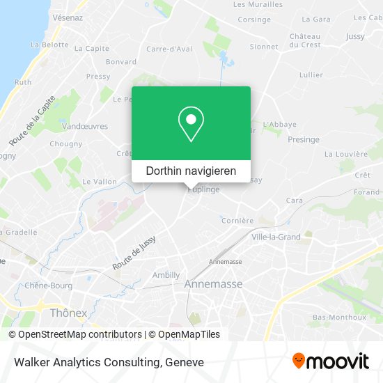 Walker Analytics Consulting Karte