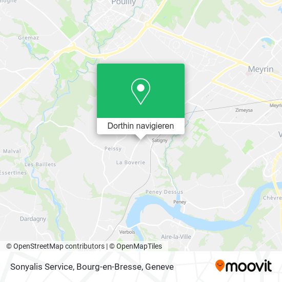 Sonyalis Service, Bourg-en-Bresse Karte