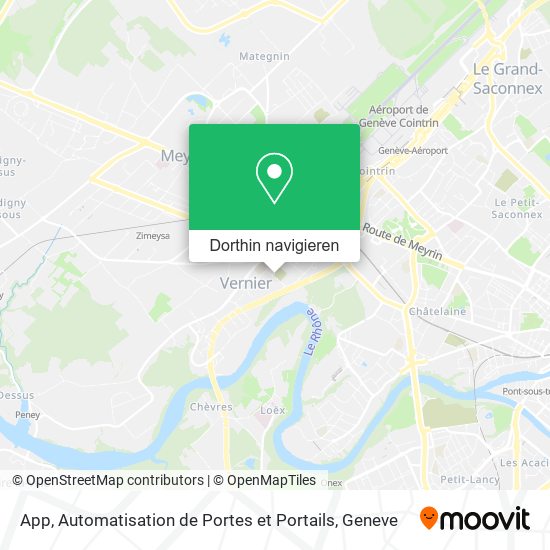 App, Automatisation de Portes et Portails Karte