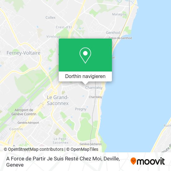 A Force de Partir Je Suis Resté Chez Moi, Deville Karte