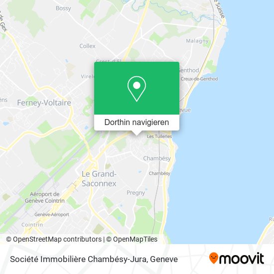 Société Immobilière Chambésy-Jura Karte