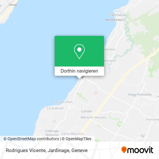 Rodrigues Vicente, Jardinage Karte