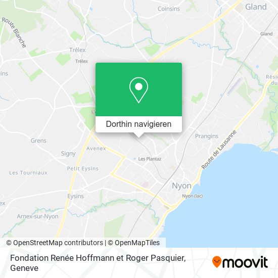 Fondation Renée Hoffmann et Roger Pasquier Karte