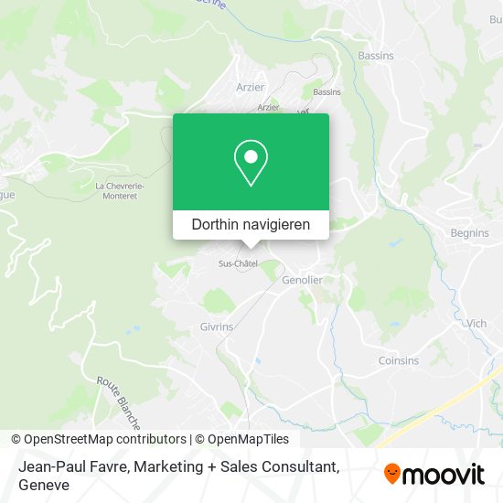 Jean-Paul Favre, Marketing + Sales Consultant Karte