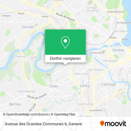 Avenue des Grandes-Communes 6 Karte