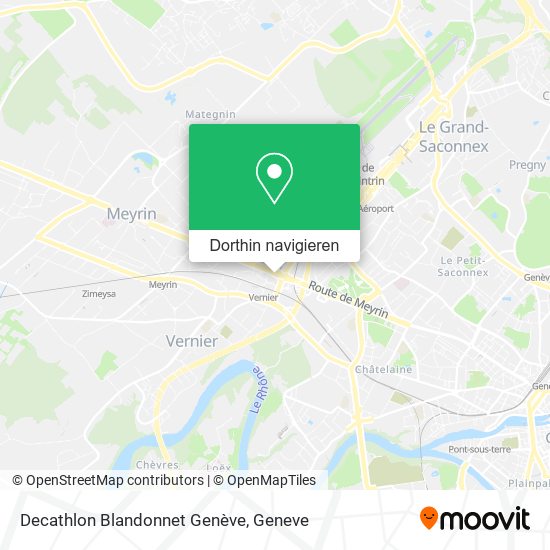 Decathlon Blandonnet Genève Karte