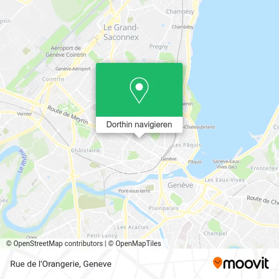 Rue de l'Orangerie Karte