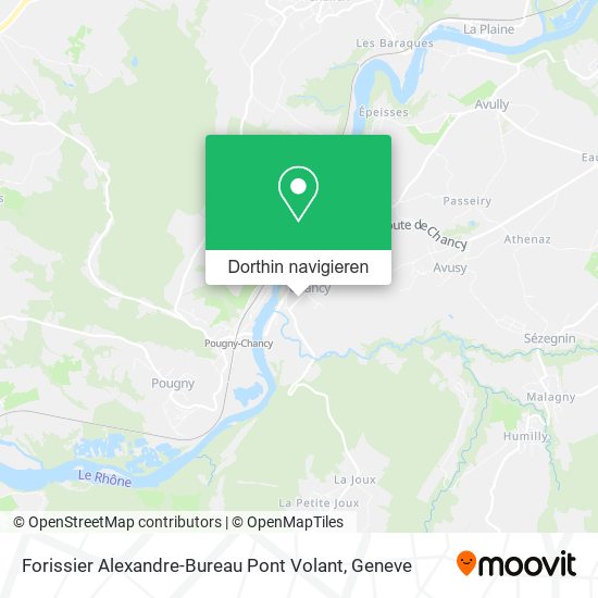 Forissier Alexandre-Bureau Pont Volant Karte