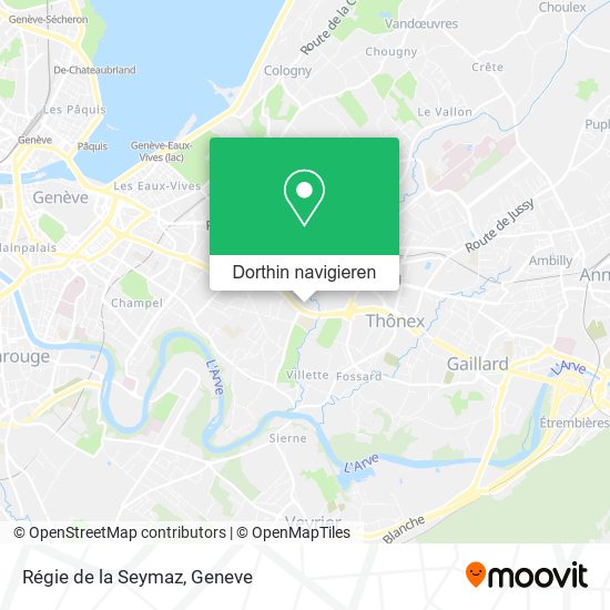 Régie de la Seymaz Karte
