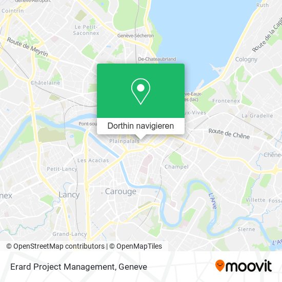 Erard Project Management Karte