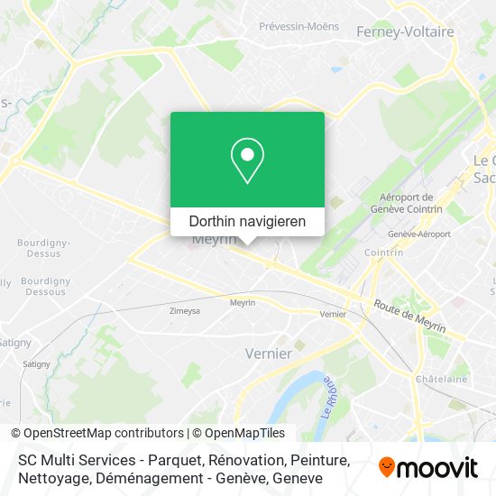 SC Multi Services - Parquet, Rénovation, Peinture, Nettoyage, Déménagement - Genève Karte