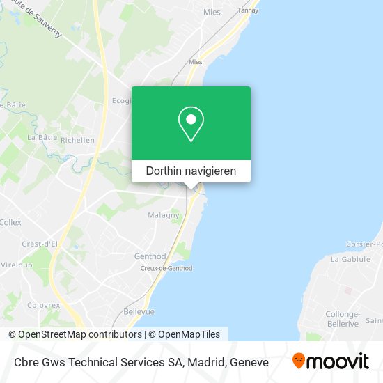 Cbre Gws Technical Services SA, Madrid Karte