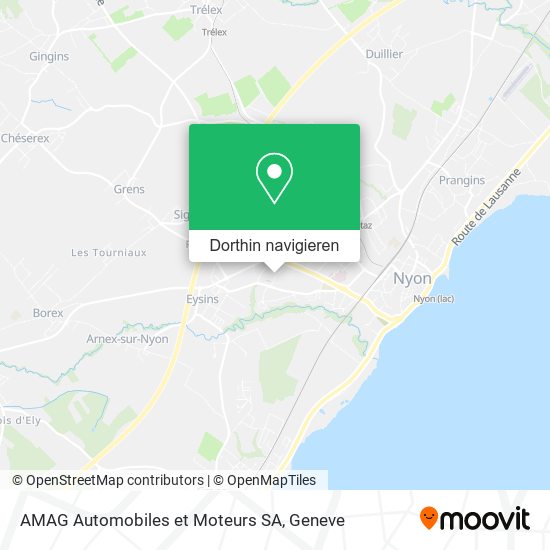 AMAG Automobiles et Moteurs SA Karte