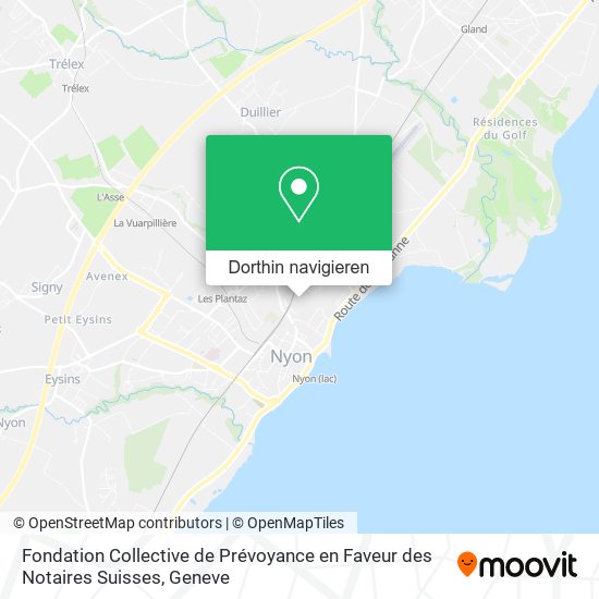 Fondation Collective de Prévoyance en Faveur des Notaires Suisses Karte