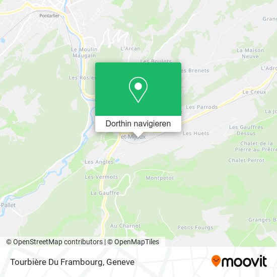 Tourbière Du Frambourg Karte