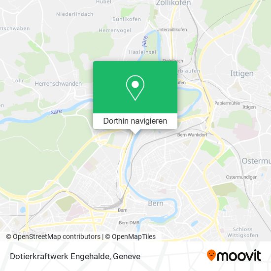 Dotierkraftwerk Engehalde Karte