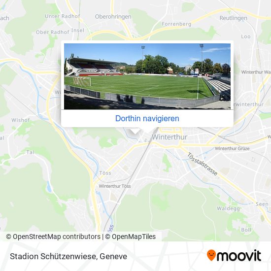 Stadion Schützenwiese Karte