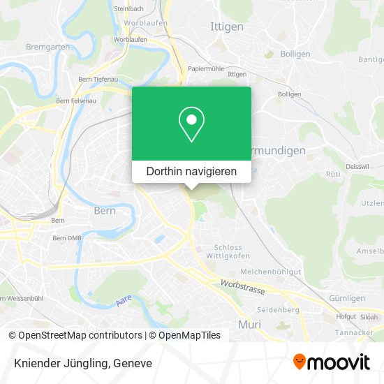 Kniender Jüngling Karte